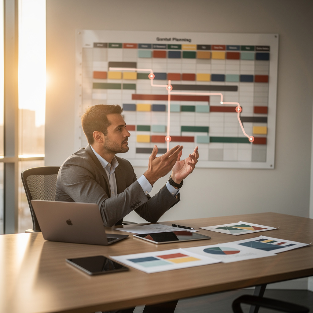Projektplanung: Gantt-Diagramme und kritischer Pfad