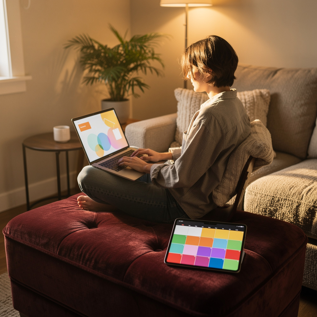Virtuelle Assistenz von zu Hause