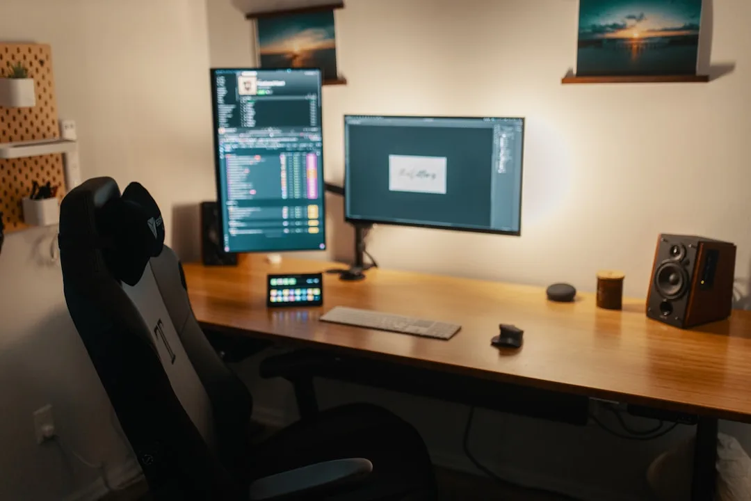 stressed professional at desk