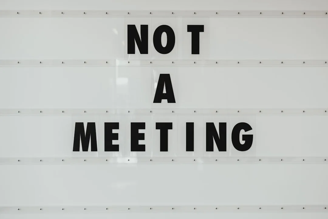 business meeting mental health
