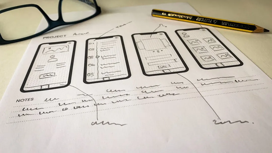 person learning mobile app development