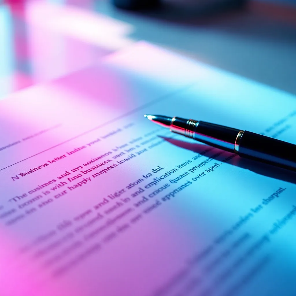 Geschäftsbrief